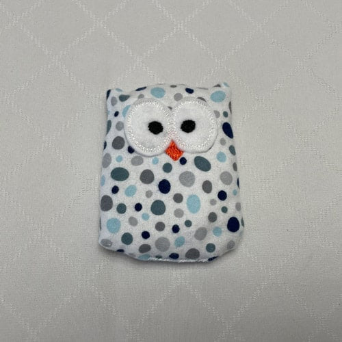 Blue Dots Ouchie Owl