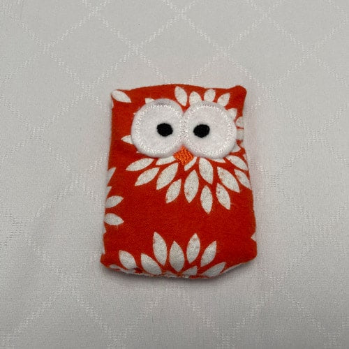 Orange Starburst Ouchie Owl