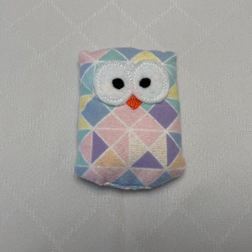 Pastel Geometric Ouchie Owl