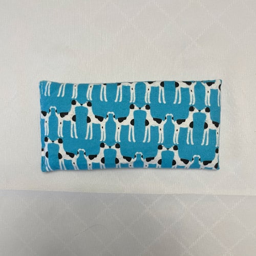 Reusable Rice Pack - Hot or Cold Therapy - Teal Dogs